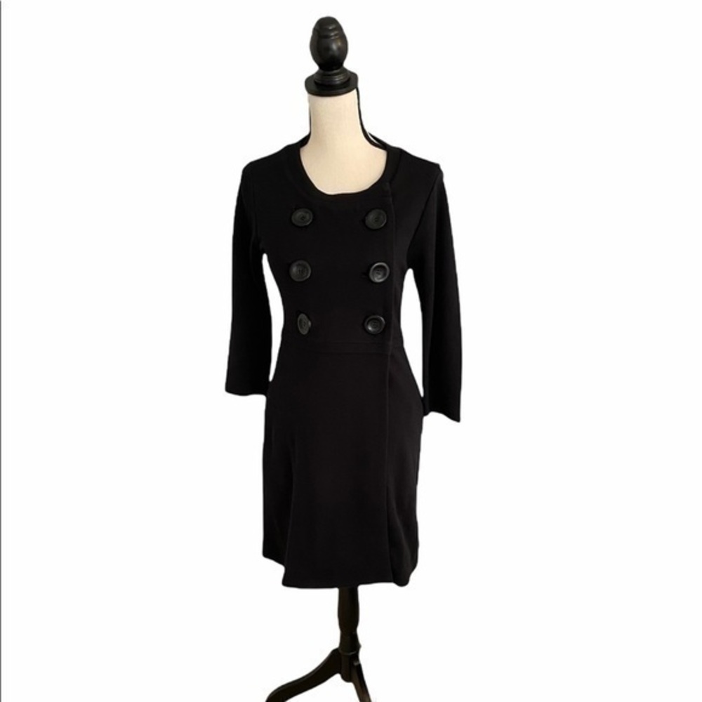 Kenar Button Front Wrap Dress Size 4